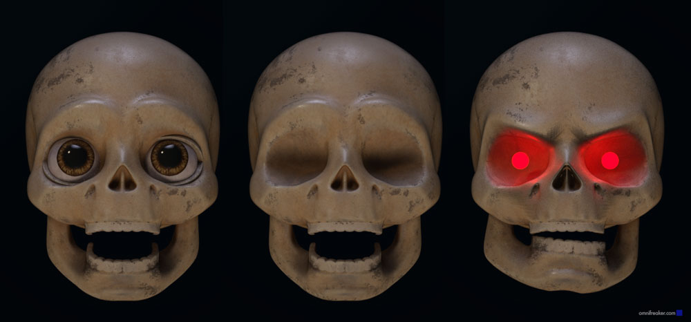 Skeleton Head Variations