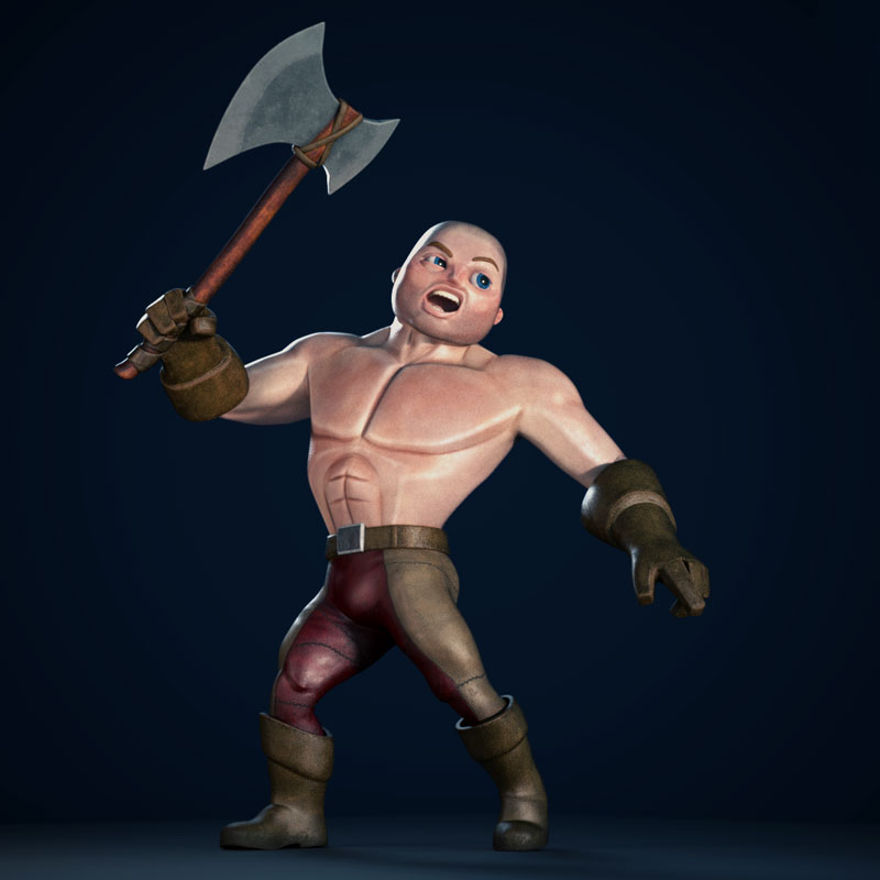 incantoo warrior with axe sneak peek