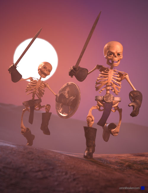 incantoo skeleton attack sunset